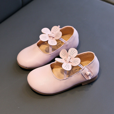 Pantofi copii moderni pentru fete cu flori in mai multe culori