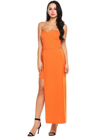 Rochie de dama moderna model asimetric in trei culori