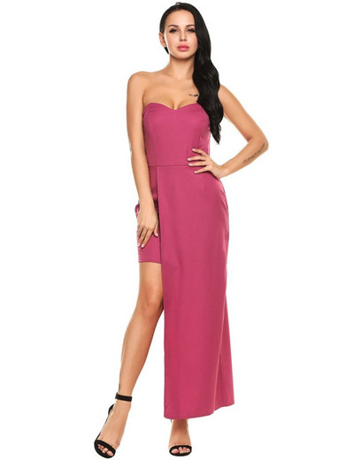 Rochie de dama moderna model asimetric in trei culori