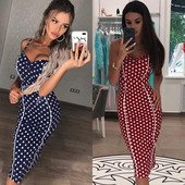 Rochie elegantă de damă cu puncte în patru culori