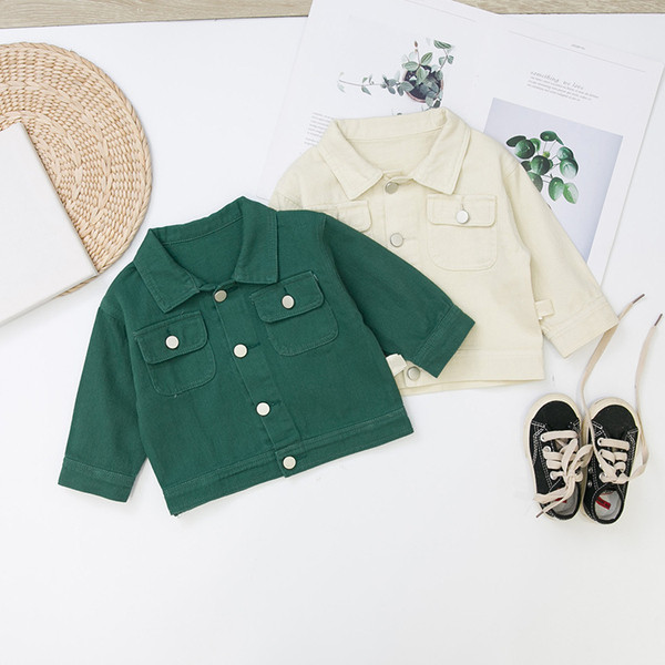 Geaca de copii stil nou model pentru baieti in verde si alb