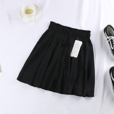 Fusta casual dama in patru culori cu cravate