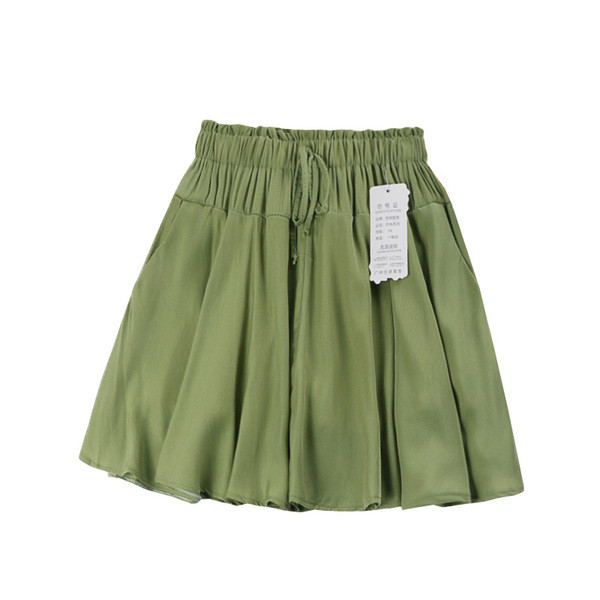 Fusta casual dama in patru culori cu cravate