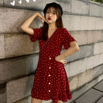 Rochie casual dama in doua culori - model croiat