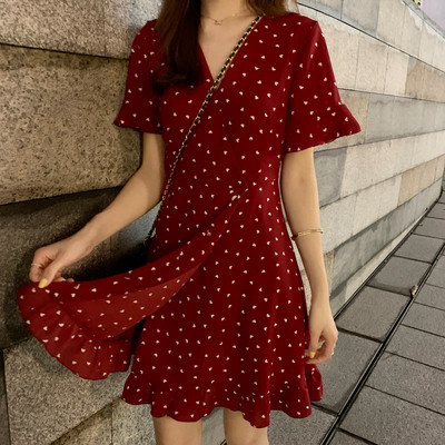 Rochie casual dama in doua culori - model croiat