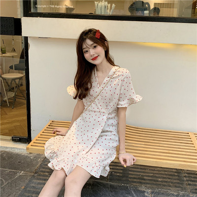 Rochie casual dama in doua culori - model croiat