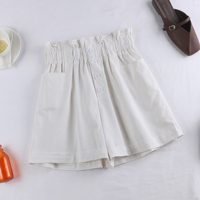 Pantaloni scurti de dama in mai multe culori cu nasturi