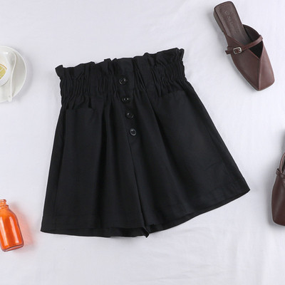 Pantaloni scurti de dama in mai multe culori cu nasturi