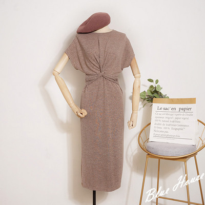 Rochie moderna de dama cu maneci scurte in mai multe culori