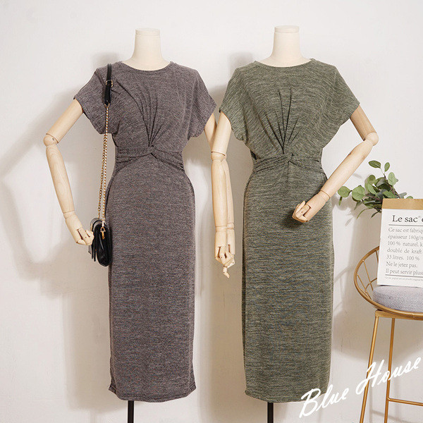 Rochie moderna de dama cu maneci scurte in mai multe culori