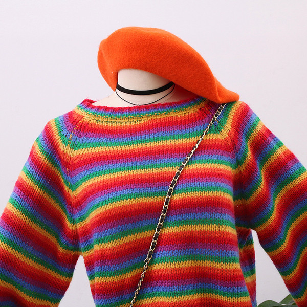 Pulover de dama model nou cu decolteu O