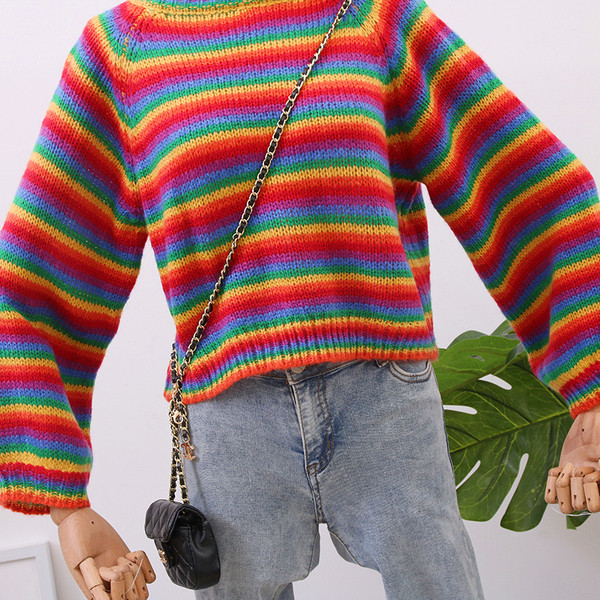 Pulover de dama model nou cu decolteu O