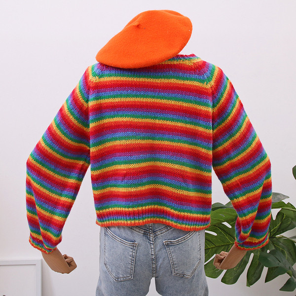 Pulover de dama model nou cu decolteu O