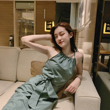 Rochie de dama actuala in doua culori cu bretele subtiri