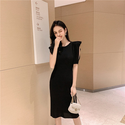 Rochie lunga de dama actuala - model drept in doua culori