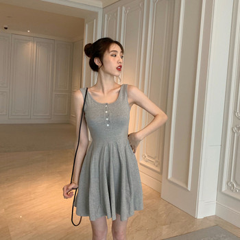 Rochie scurta dama casual - model croiat in trei culori