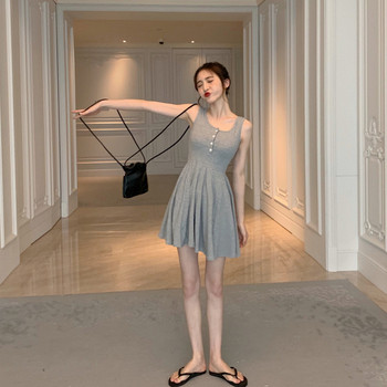 Rochie scurta dama casual - model croiat in trei culori