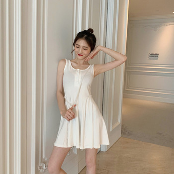 Rochie scurta dama casual - model croiat in trei culori