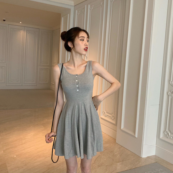 Rochie scurta dama casual - model croiat in trei culori