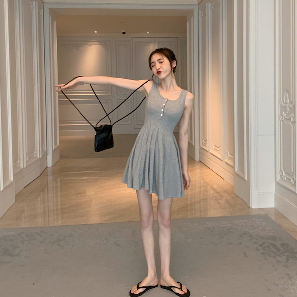 Rochie scurta dama casual - model croiat in trei culori