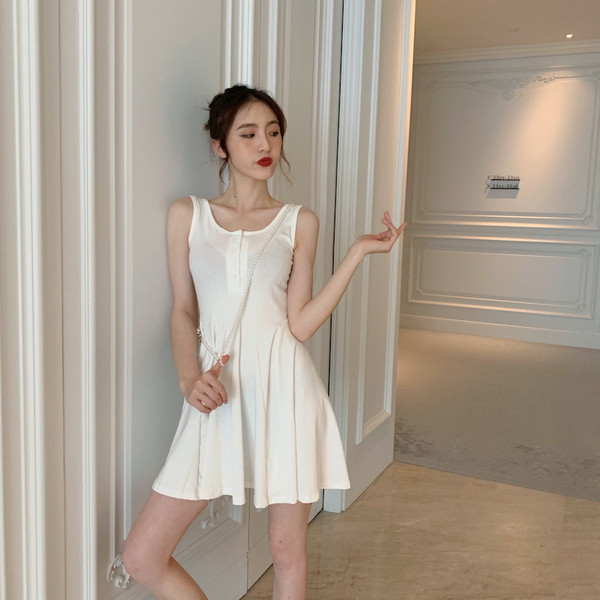 Rochie scurta dama casual - model croiat in trei culori