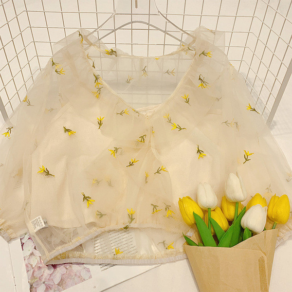 Bluză de damă elegantă cu decolteu în V în două culori