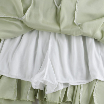 Model casual de fustă de damă croiată în patru culori