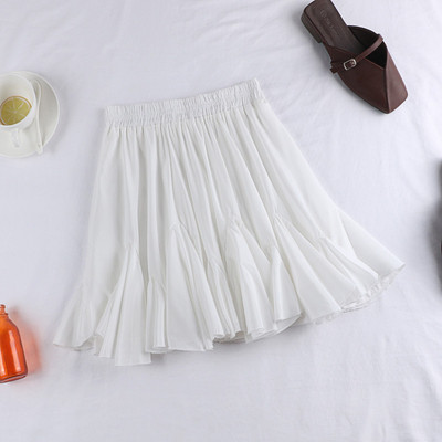 Model casual de fustă de damă croiată în patru culori