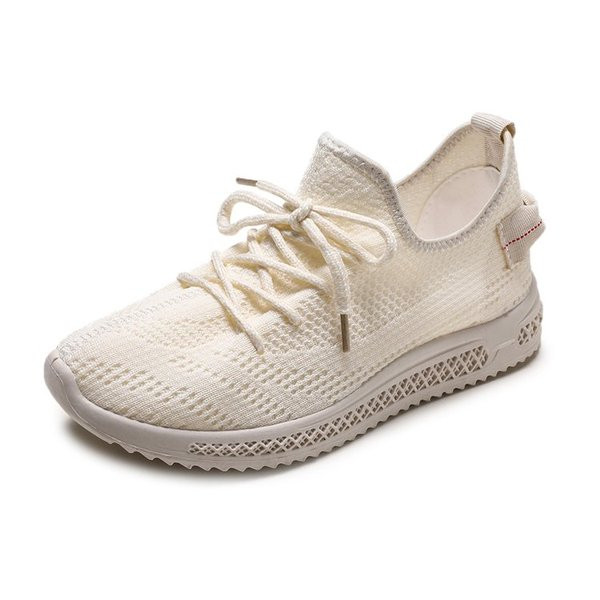 Καθημερινά  γυναικεία αθλητικά παπούτσια με κίτρινο, κόκκινο και λευκό χρώμα