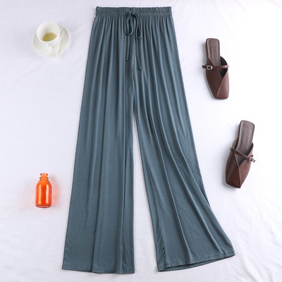 Pantaloni casual dama in patru culori cu cravate