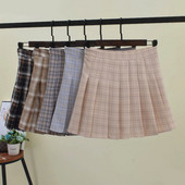 Fusta de dama plisata in mai multe culori