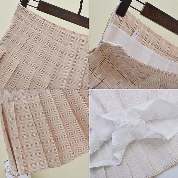 Fusta de dama plisata in mai multe culori