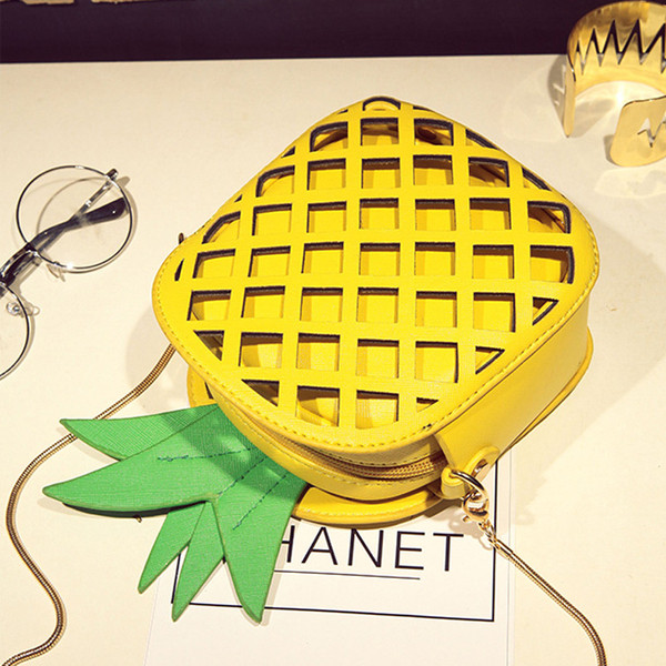 Geanta de dama de zi cu zi model NOU in forma de ananas in doua culori