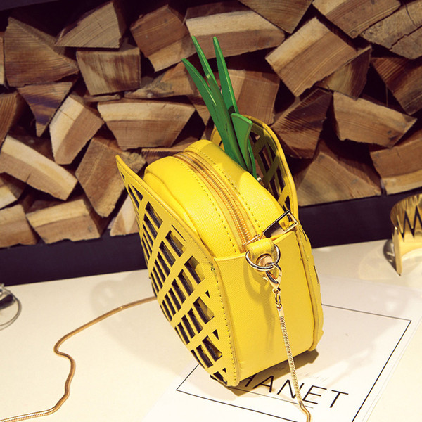 Geanta de dama de zi cu zi model NOU in forma de ananas in doua culori