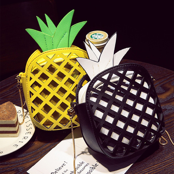 Geanta de dama de zi cu zi model NOU in forma de ananas in doua culori