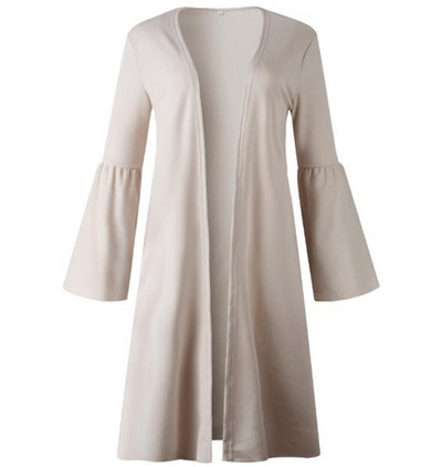 Cardigan lung de damă modern cu mâneci largi