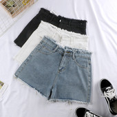 Blugi scurti de dama in trei culori cu buzunare