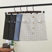 Fusta de dama stilata cu nasturi in cateva zile