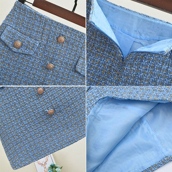 Fusta de dama stilata cu nasturi in cateva zile