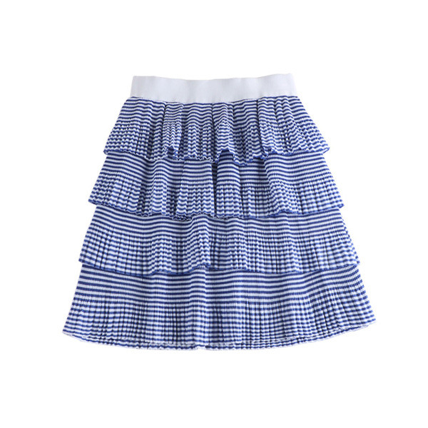 Fusta dama casual in doua culori - cu talie inalta