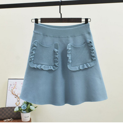 Fusta de dama moderna cu buzunare in mai multe culori diferite