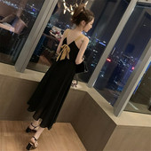 Rochie eleganta de dama de culoare neagra - model croiat