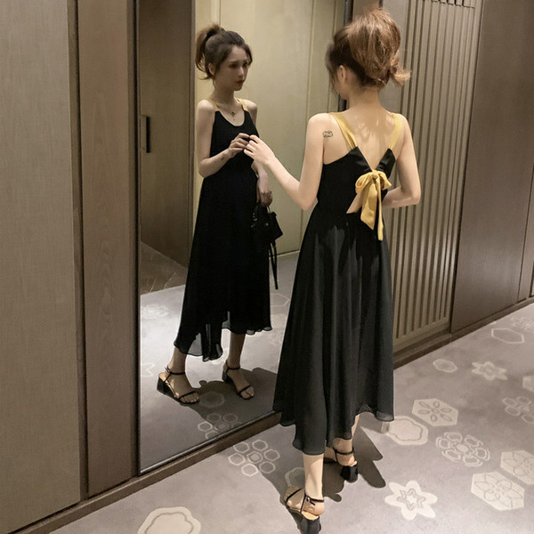 Rochie eleganta de dama de culoare neagra - model croiat