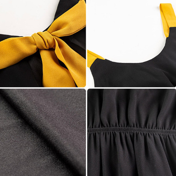 Rochie eleganta de dama de culoare neagra - model croiat