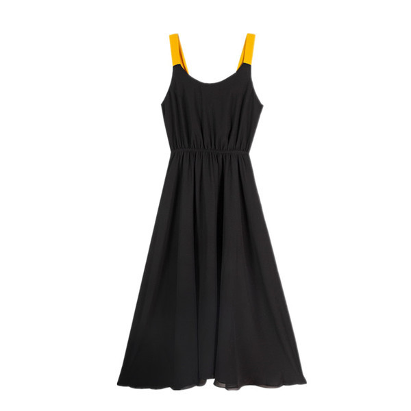 Rochie eleganta de dama de culoare neagra - model croiat