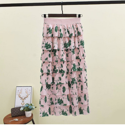 Fusta dama cu talie elastica - model lung in mai multe culori