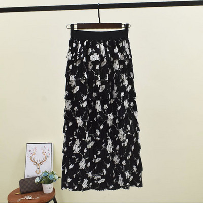 Fusta dama cu talie elastica - model lung in mai multe culori