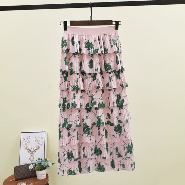 Fusta dama cu talie elastica - model lung in mai multe culori