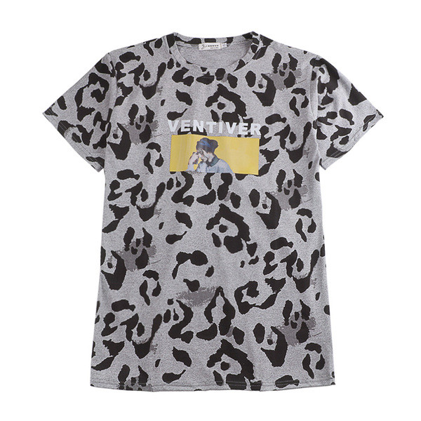 Tricou de dama actual in doua culori - cu aplicatie