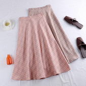 Fusta de dama actuala in patru culori - cu talie inalta